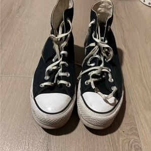 Converse Black and White High-Tops